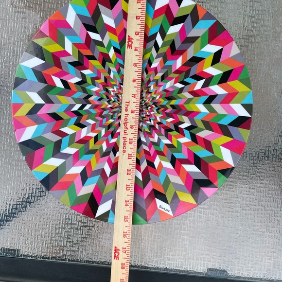 French Bull Ziggy Lazy Susan – 15.75” Vibrant Rotating Melamine Platter - Picture 9 of 10